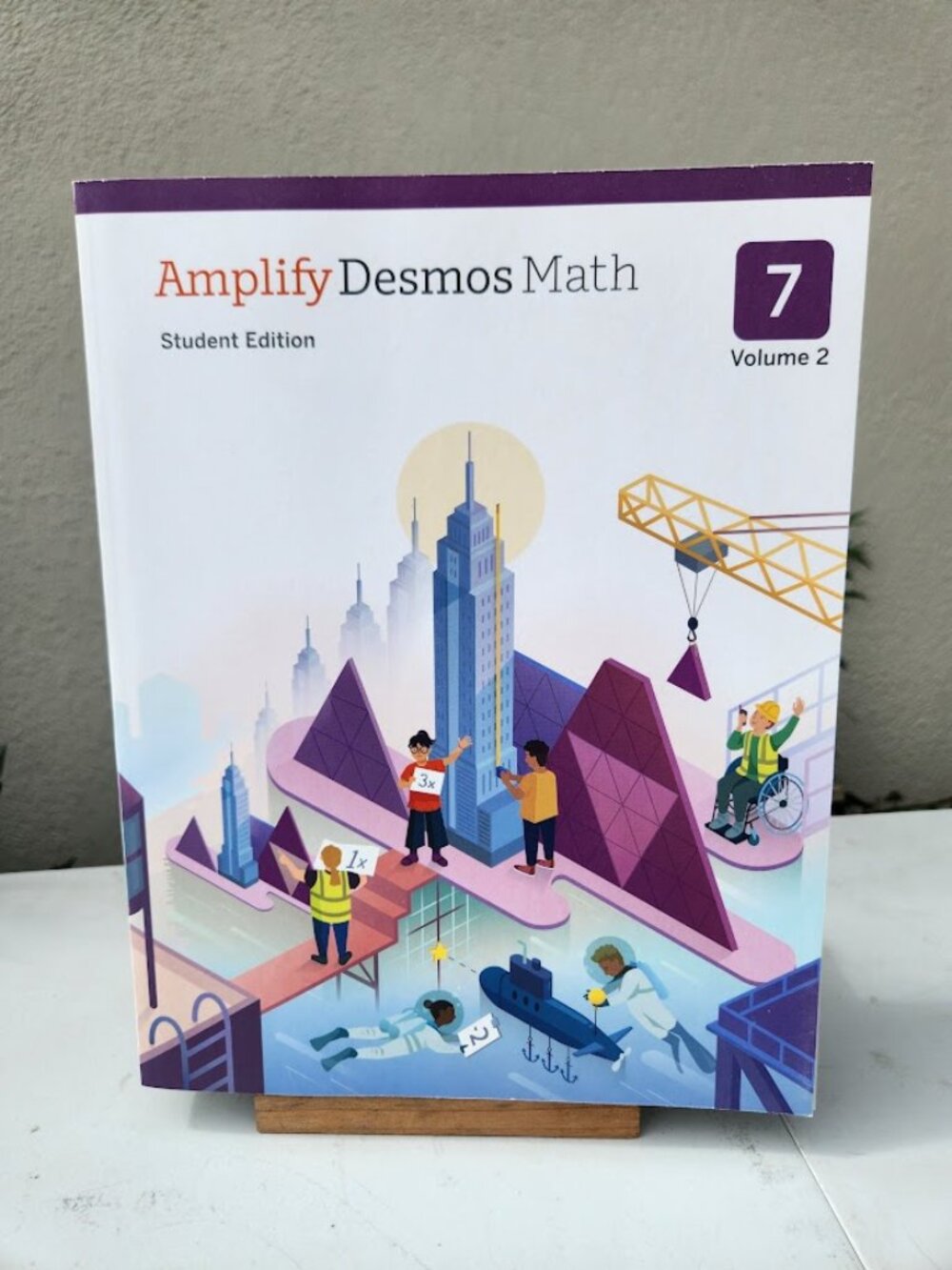 Amplify Desmos Math Grade 7 Volume 2 California Student Edition Book Workbook Ma